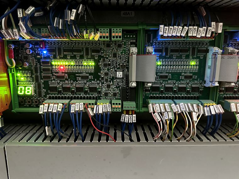 Control boards under test