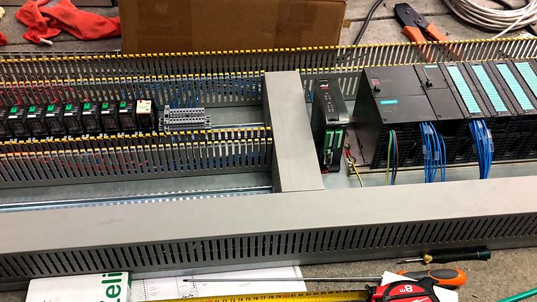 Panel build in the workshop
